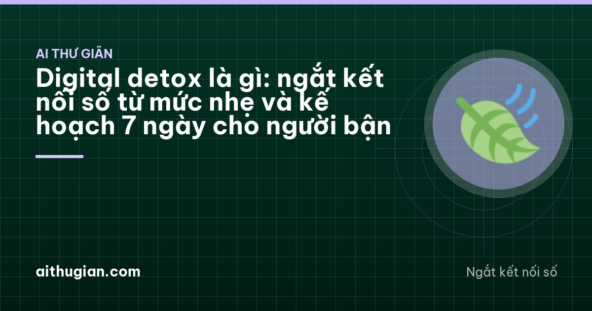 Woman seen from behind sitting on the steps of an old wooden house in Hoi An, Da Nang, early morning, phone lying face down beside a cup of tea, soft mist